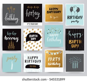 Vector happy birthday card