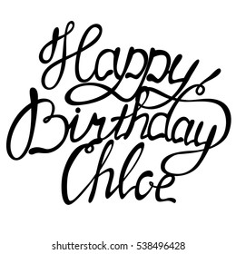 Happy Birthday Chloe Images Stock Photos Vectors Shutterstock