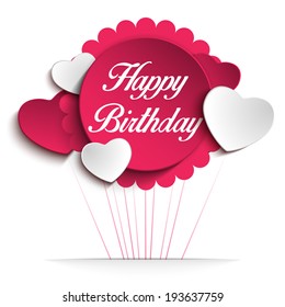Vector - Happy Birthday Colorful Background Card
