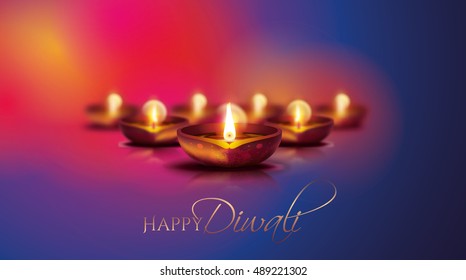 Vector happy diwali