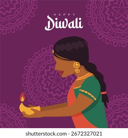 vetor feliz diwali modelo de cartaz design