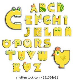Vector Happy Easter cards.