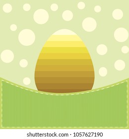 vector happy Easter greeting card 