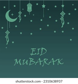 vector happy eid ul adha background blank and changeable