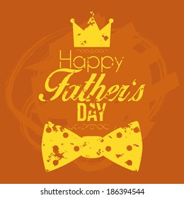 Vector Happy Father's Day Template Card Background