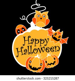 Vector Happy Halloween background