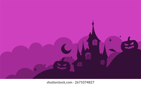 vector happy halloween background template