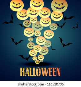 vector happy halloween design illustration