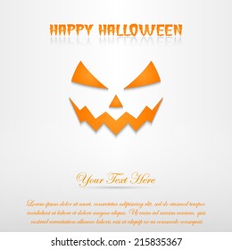 Vector happy halloween greeting