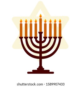 Vector of Happy Hanukkah concept. It’s can be used for greeting cards, background.