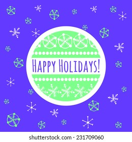 Vector Happy Holidays