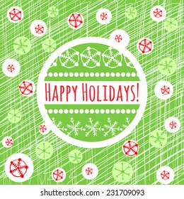 Vector Happy Holidays