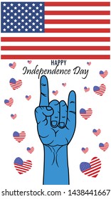 Vector. Happy Independence Day.