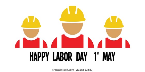 vector happy labor day banner and template design and vector labor cap and tools and 1st may banner and labor vector and labor banner design 