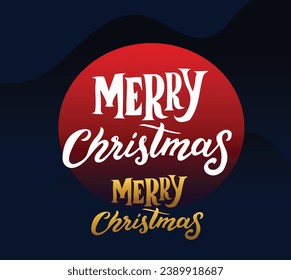 vector of happy merry christmas. set of merry christmas	
	