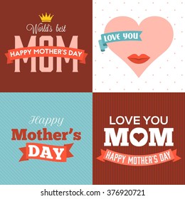 Vector happy mother's day