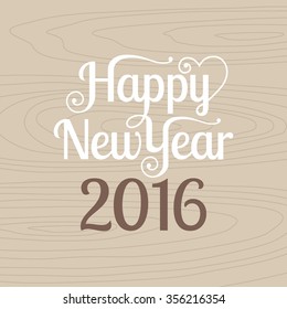 Vector happy new year 2016