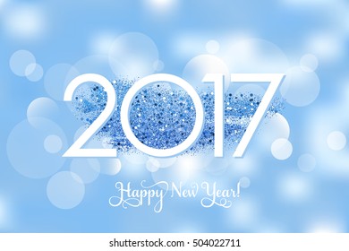 Vector Happy New Year 2017 Background