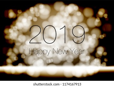 Vector - Happy New Year 2018 2019