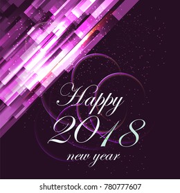 Vector Happy New Year 2018 - New Year background