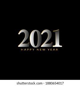  año nuevo 2021 feliz de vectores 