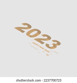 Vector happy new year 2023