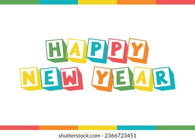 Vector happy new year 2024 design colorful premium vector design for poster banner greeting and new year