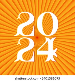 vector happy new year 2024 background 