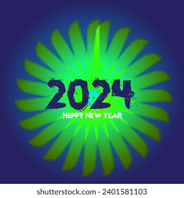 vector happy new year 2024 background 