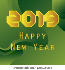 Vector happy new year