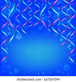 Vector - Happy New Year background with snowflakes
