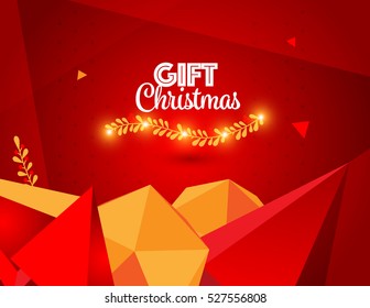 Vector Happy New Year Design - Merry Christmas - Design for calendar, postcard, poster, banner and screen