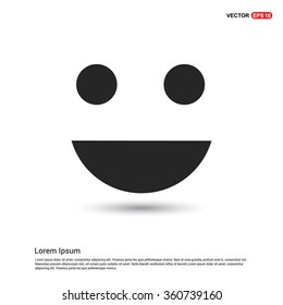 Vector Happy smiley icon