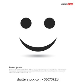 Vector Happy smiley icon