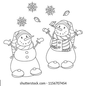 11,785 Cute black white snowman Images, Stock Photos & Vectors ...