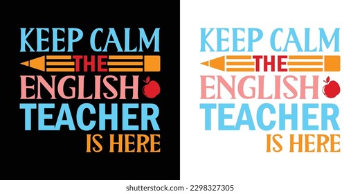 Vector happy teachers day t-shirt design. svg
