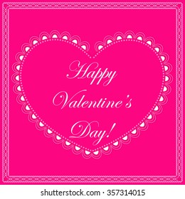 Vector happy Valentine day