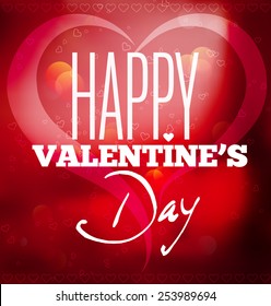 Vector of Happy Valentine's Day, 14 february