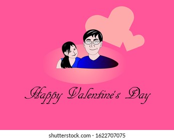 vector Happy Valentine's Day for Valentine's Day 2020