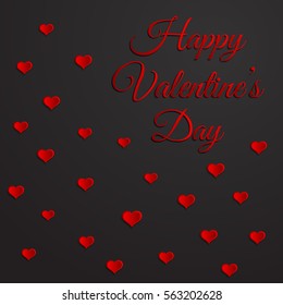 Vector Happy Valentines Day Background