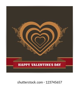 vector Happy valentines day card. love postcard. lovely background for design. valentine day love beautiful background.