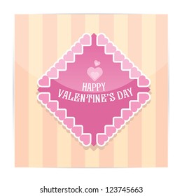 vector Happy valentines day card. love postcard. lovely background for design. valentine day love beautiful background.