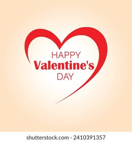 Vector happy valentines day greeting wishes decorative paper hearts card