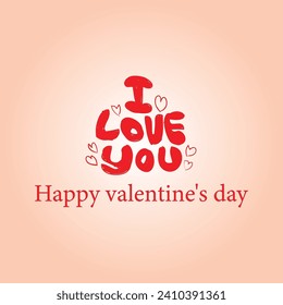 Vector happy valentines day greeting wishes decorative paper hearts card