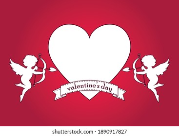 Vector, etiqueta del día de San Valentín feliz para el diseño de la tarjeta