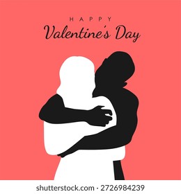 vector happy valentines day poster template