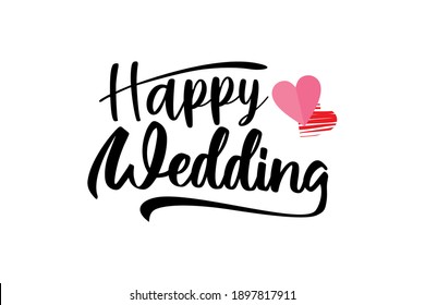 Saludos de bodas felices para vectores 10