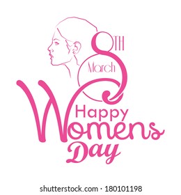 Vector Happy Women's Day Card Image Editable