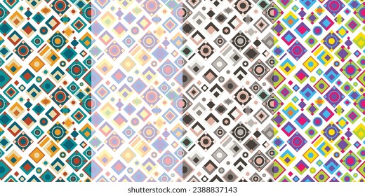Vector harmonious combination of graphic elements
Whether you're looking for inspiration for design projects or simply appreciate aesthetics, this vector pattern is a celebration of creativity.