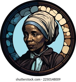 Vector de Harriet Tubman (1822-1913).